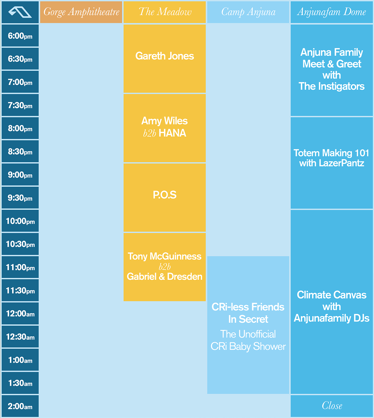 Above And Beyond Weekender 2025 Calendar correy rosalia